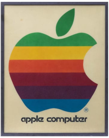 Vintage Apple Retail Sign