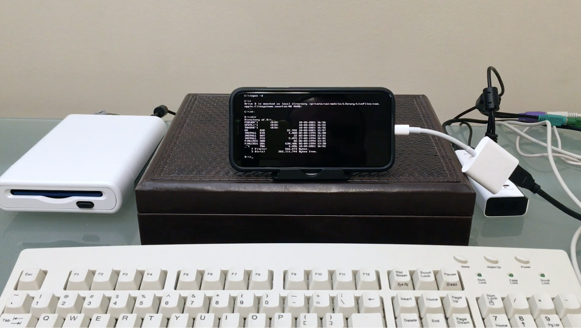 iDOS Running DOS on an iPhone