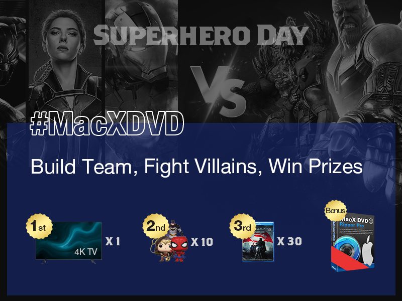 Macx Dvd Ripper Pro Superhero Day Fight Supervillains And Win Apple World Today