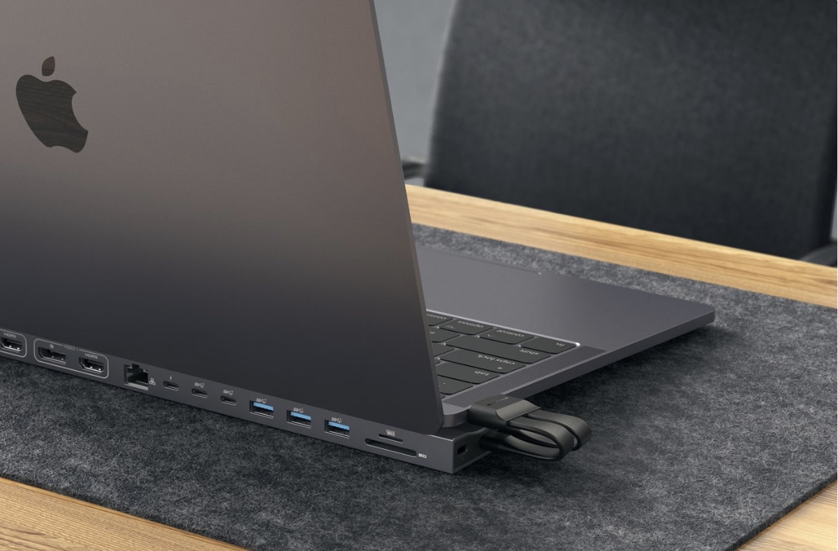 photo of HyperDrive 4K combines a 15-port dock and laptop stand in a great design image