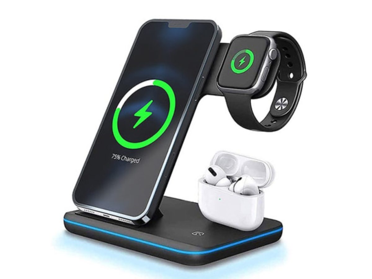 photo of 3-in-1 Fast Wireless USB Charging Dock for iPhone only $54.99 image