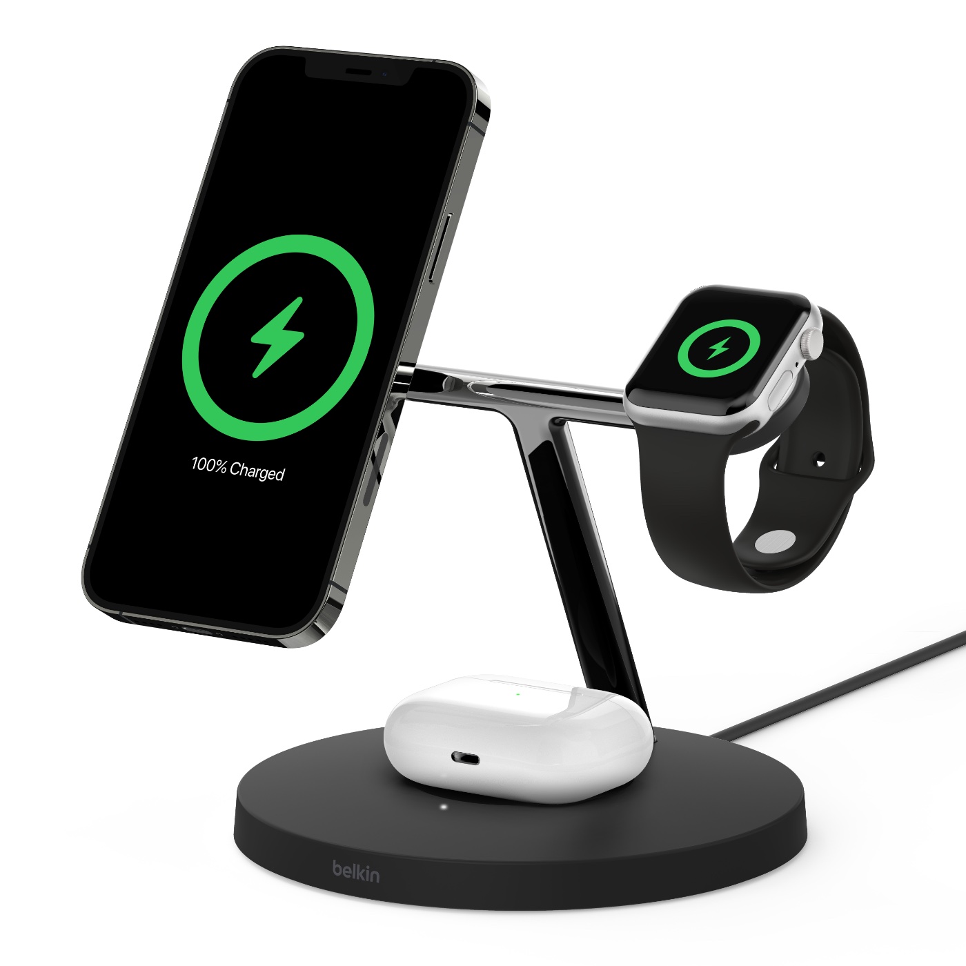 photo of BOOSTCHARGE PRO 3-in-1 reengineered forApple Watch Series 7 and iPhone 13 image